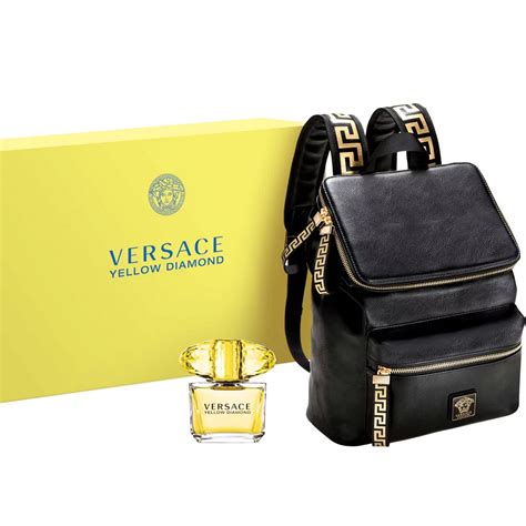 versace set of 5|Versace backpack gift set.